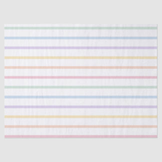 Sweet Pastel Stripes Tissue Paper