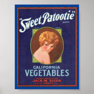 Sweet Patootie Brand Poster