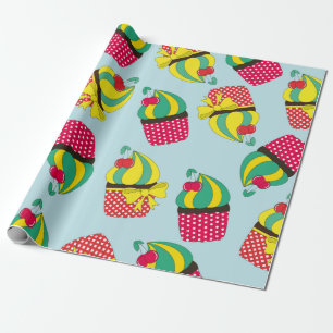sweet pattern design. Vintage illustration Wrapping Paper