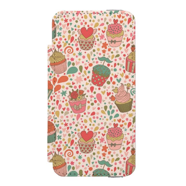 Sweet pattern incipio iPhone wallet case (Folio Front)