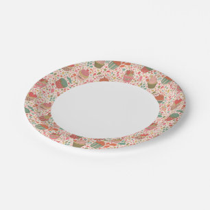 Sweet pattern paper plate