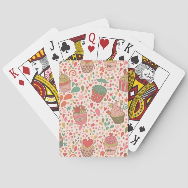 Sweet pattern playing cards (Back)
