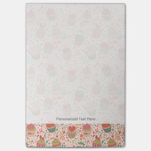 Sweet pattern post-it notes