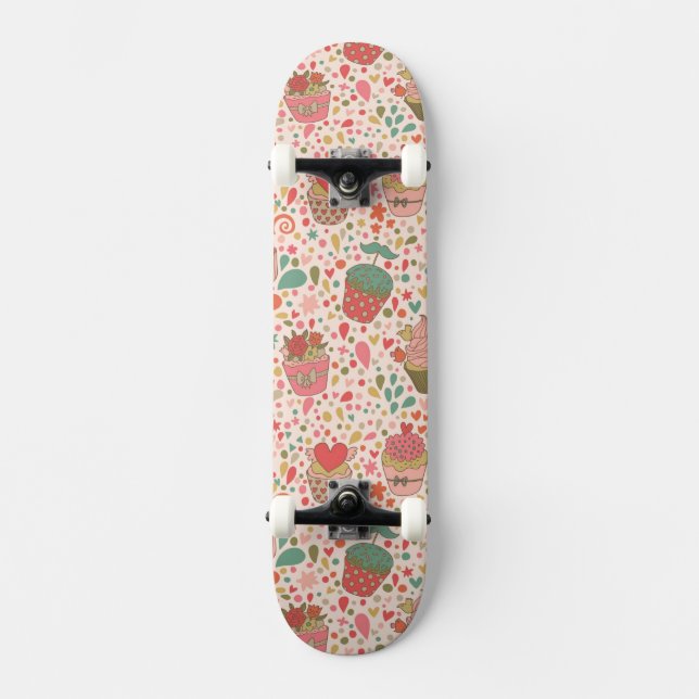 Sweet pattern skateboard (Front)