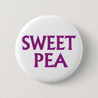 Sweet Pea 6 Cm Round Badge