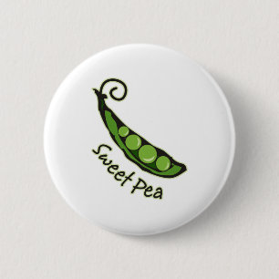 Sweet Pea 6 Cm Round Badge