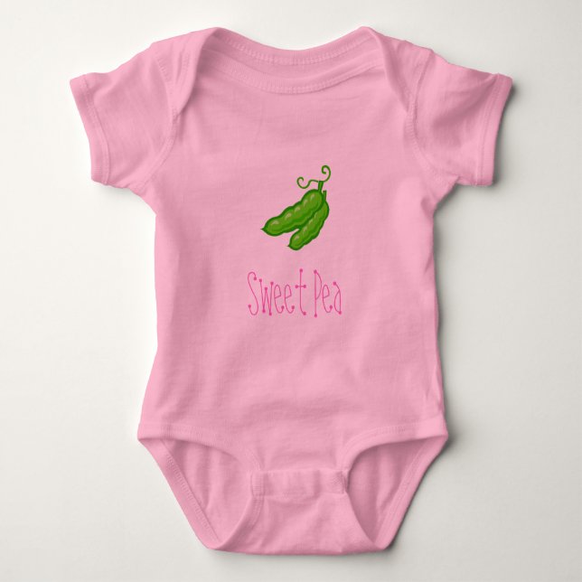Sweet Pea Baby Bodysuit (Front)