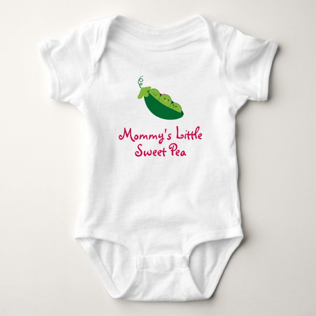Sweet Pea Baby Bodysuit (Front)