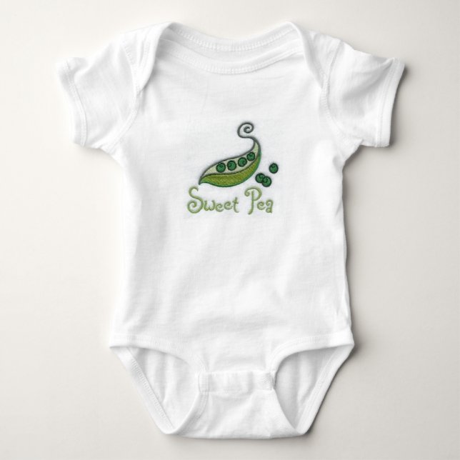 Sweet Pea Baby Bodysuit (Front)