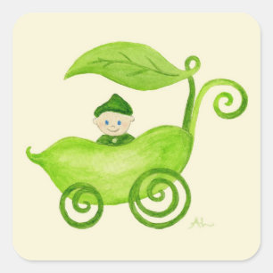 Sweet Pea Baby Boy stickers