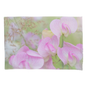 Sweet Pea Blossoms Seabeck, WA Pillowcase