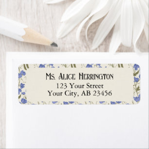 Sweet Pea Blue and Cream