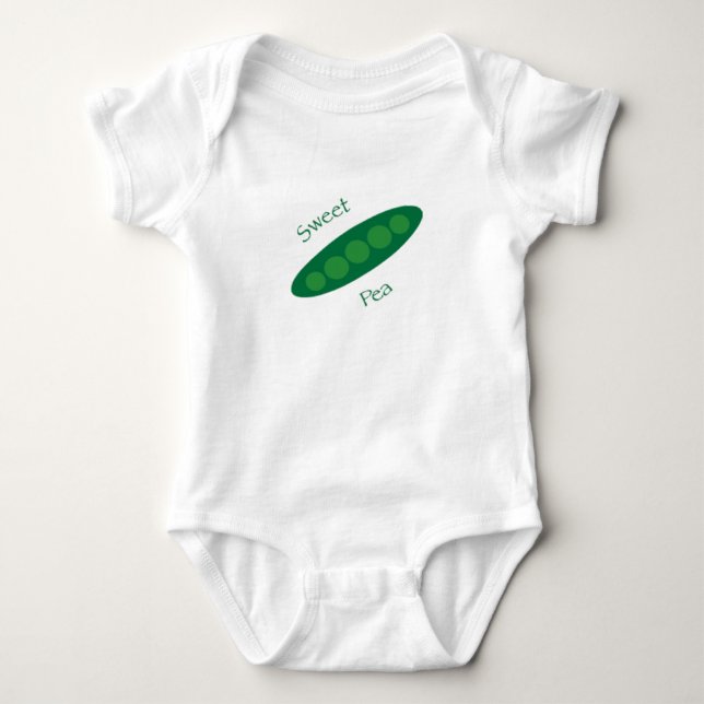 Sweet Pea bodysuite Baby Bodysuit (Front)