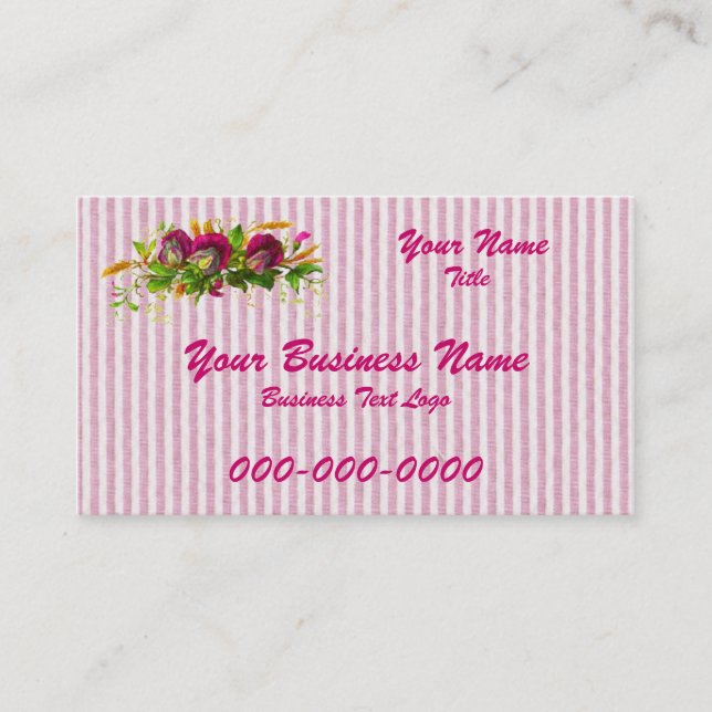 Sweet Pea Business Card (Front)