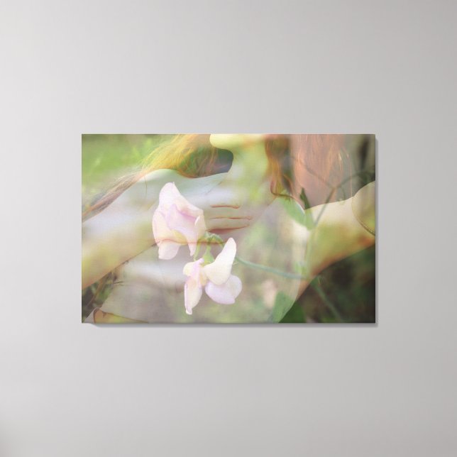 Sweet Pea Canvas Print  (Front)