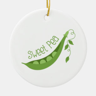 Sweet Pea Ceramic Tree Decoration