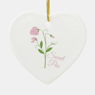 Sweet Pea Ceramic Tree Decoration