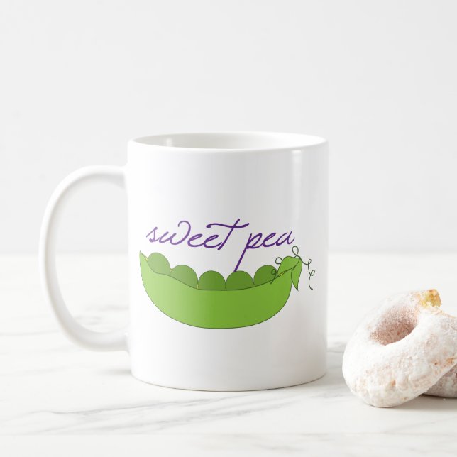 Sweet Pea Coffee Mug (With Donut)