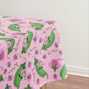 Sweet Pea Cute 1st Birthday Party Tablecloth