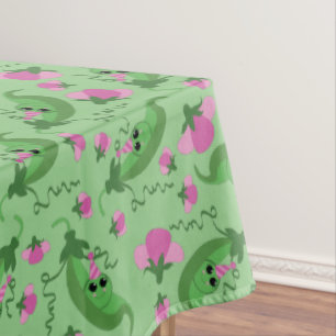 Sweet Pea Cute Kid's Birthday Party Tablecloth