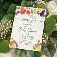 Sweet Pea Farmer's Market Baby Shower