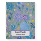 Sweet Pea Floral Personalised Note Book
