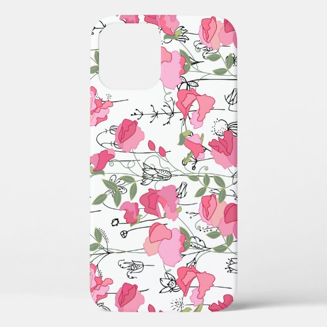 Sweet Pea: Floral Summer Texture. Case-Mate iPhone Case (Back)