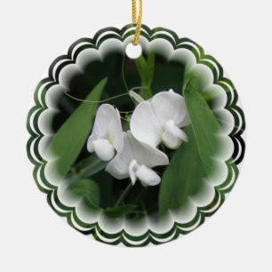 Sweet Pea Flower Ornament