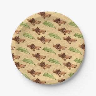 Sweet Pea Flower Paper Plate