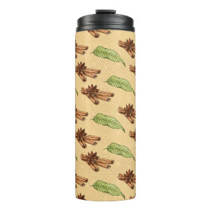 Sweet Pea Flower Thermal Tumbler