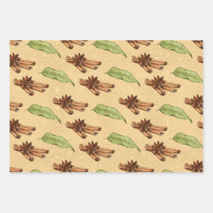 Sweet Pea Flower Wrapping Paper Sheet