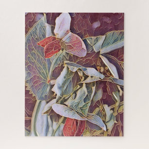 SWEET PEA FLOWERS   JIGSAW PUZZLE