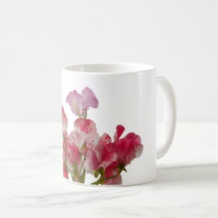 Sweet Pea Flowers Mug