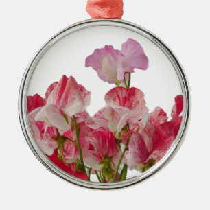 Sweet Pea Flowers Ornament