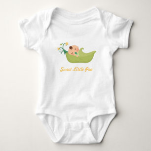 Sweet Pea in a Pod For Baby Boy Bodysuit