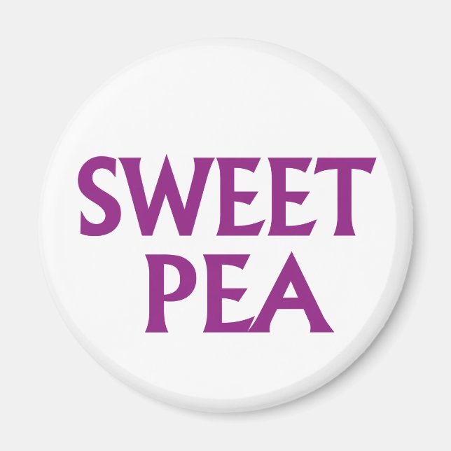 Sweet Pea Magnet (Front)