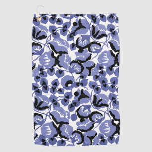 Sweet Pea (Periwinkle) Fine Art Golf Towel