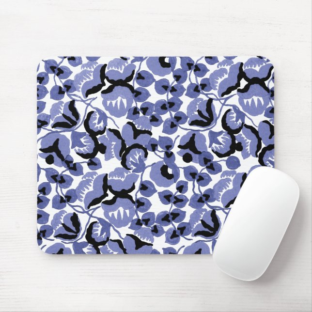 Sweet Pea (Periwinkle) Fine Art Mouse Mat (With Mouse)