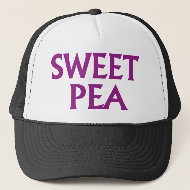 Sweet Pea Trucker Hat (Front)