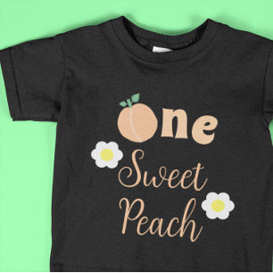 Sweet Peach 1st Birthday Baby T-Shirt