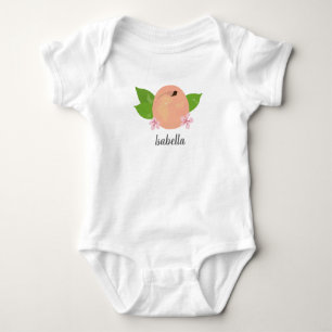 Sweet Peach Baby Bodysuit