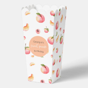 Sweet Peach Birthday Favour Box