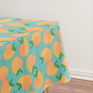 Sweet Peach Birthday Party Tablecloth