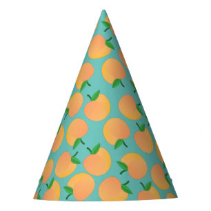 Sweet Peach Cute Fruit 1st Birthday Party Theme Party Hat