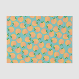 Sweet Peach Cute Fruit 1st Birthday Party Theme Tissue Paper