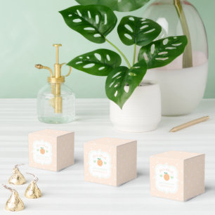 Sweet Peach Elegant Baby Shower Favour Box