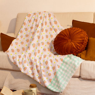Sweet Peach Fleece Blanket