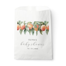 Sweet Peach Watercolor Baby Shower