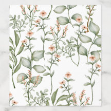 Sweet peachy floral Envelope Liner
