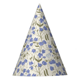 Sweet Peal Blue and Cream Birthday Party Hat
